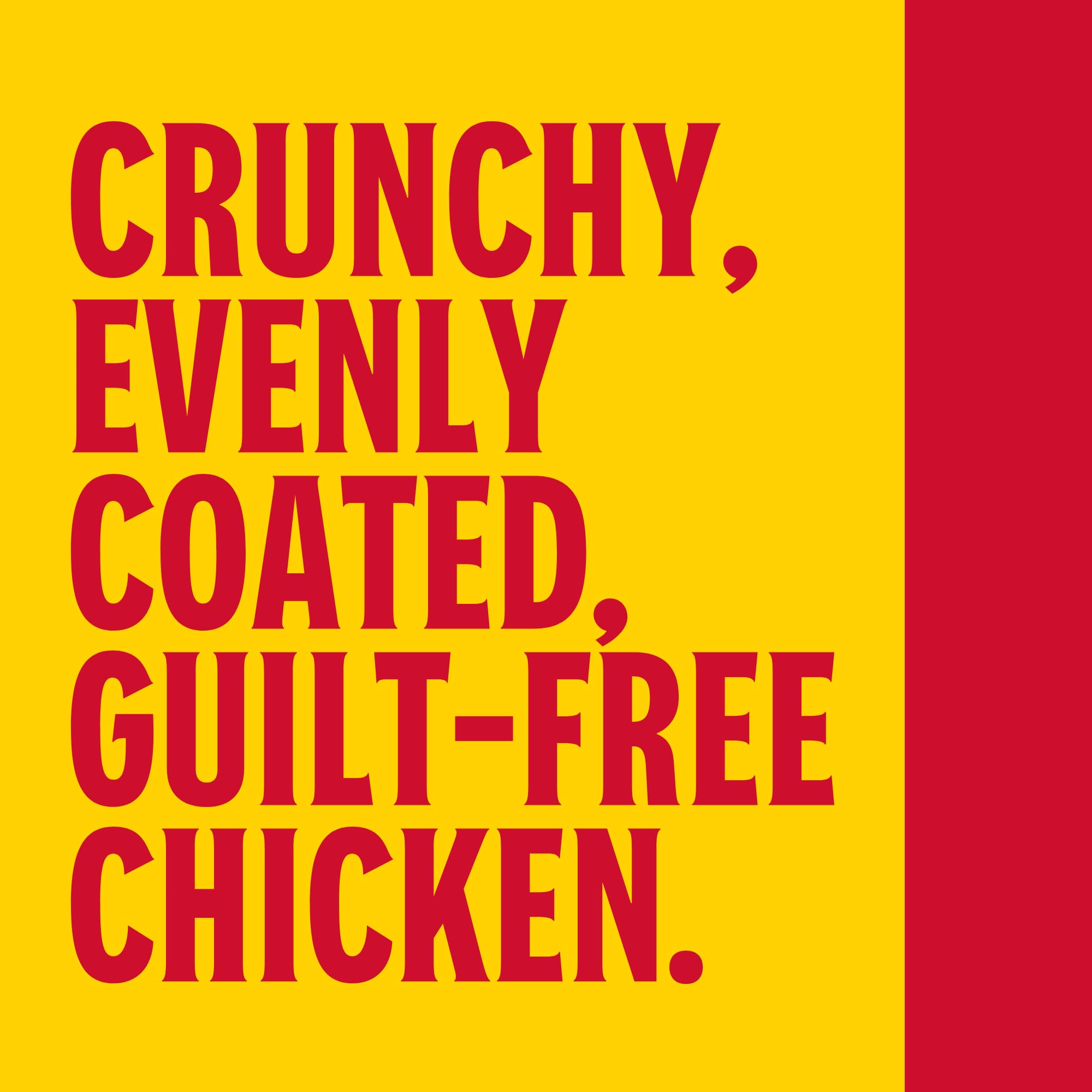 Louisiana Fish Fry Classic Fried Chicken Keto Coating coated chicken plated to showcase crisp texture.