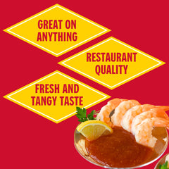 Louisiana Fish Fry Cocktail Sauce on oysters adds Creole tang
