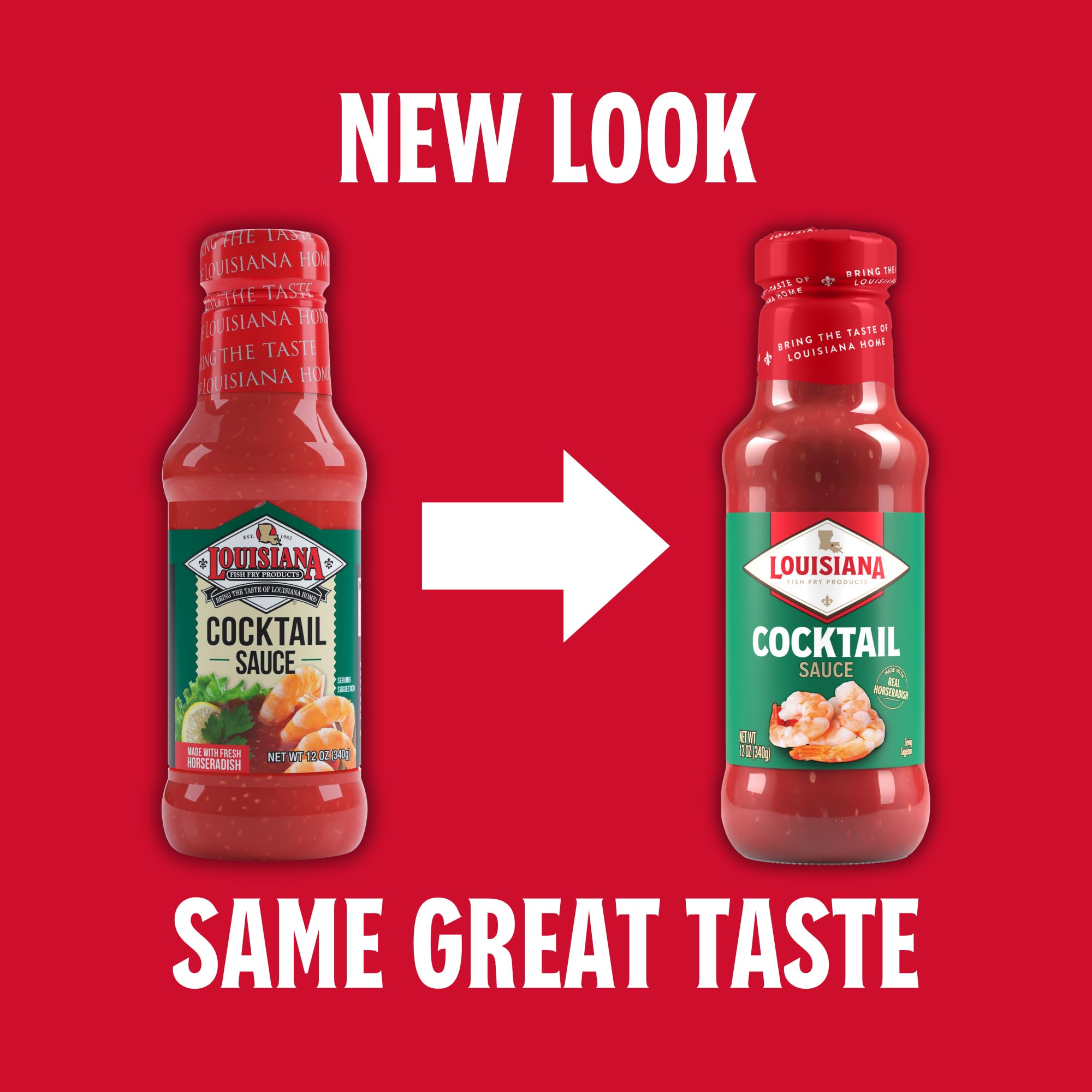 Louisiana Fish Fry Cocktail Sauce ready to use straight from bottle