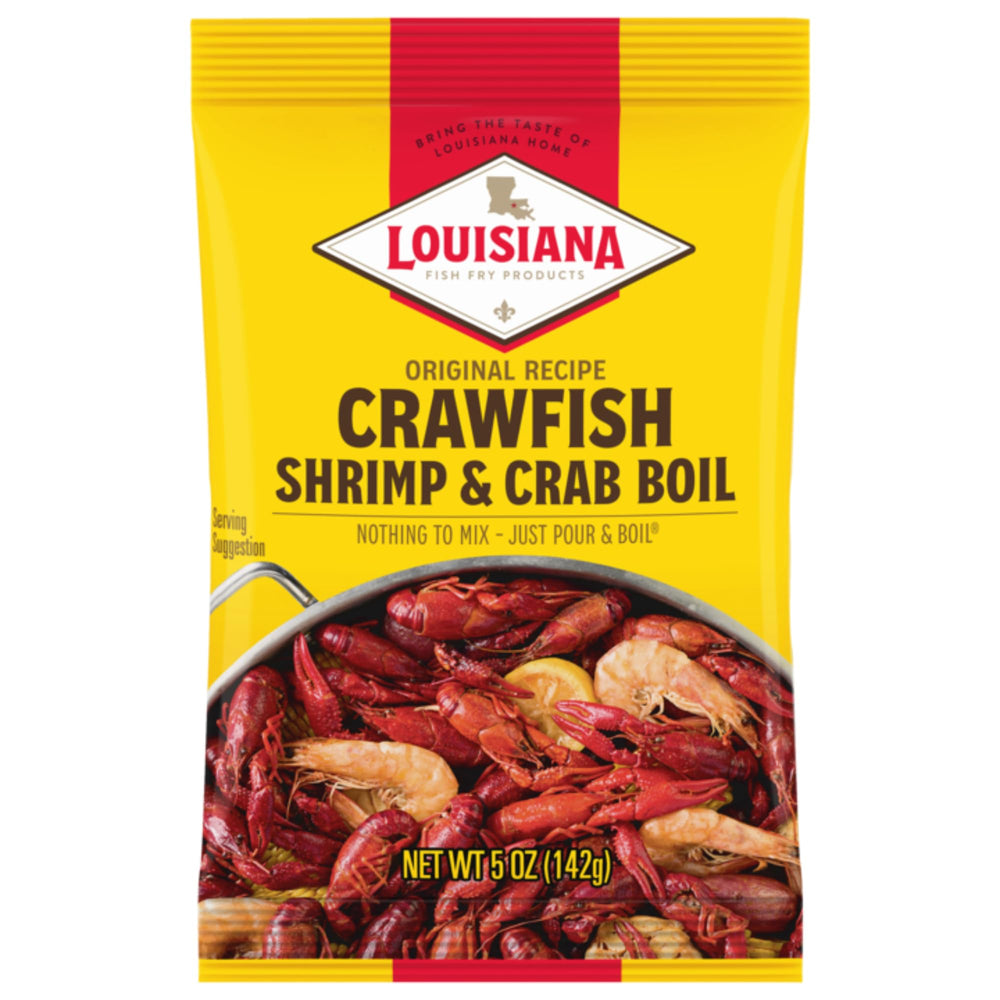 Louisiana Fish Fry Crawfish Boil Seasoning bottle pour for easy pre-cook flavoring