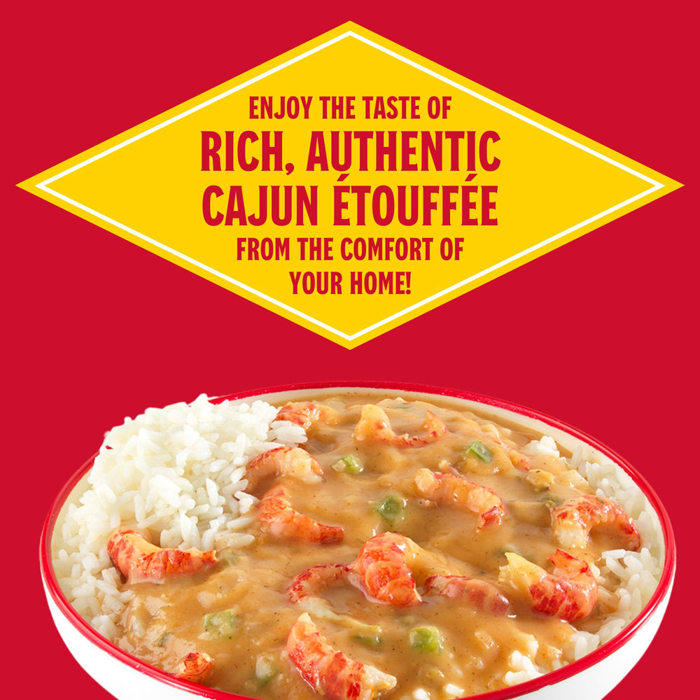 Louisiana Fish Fry Etouffee Base includes vegetables and seasoning in pouch