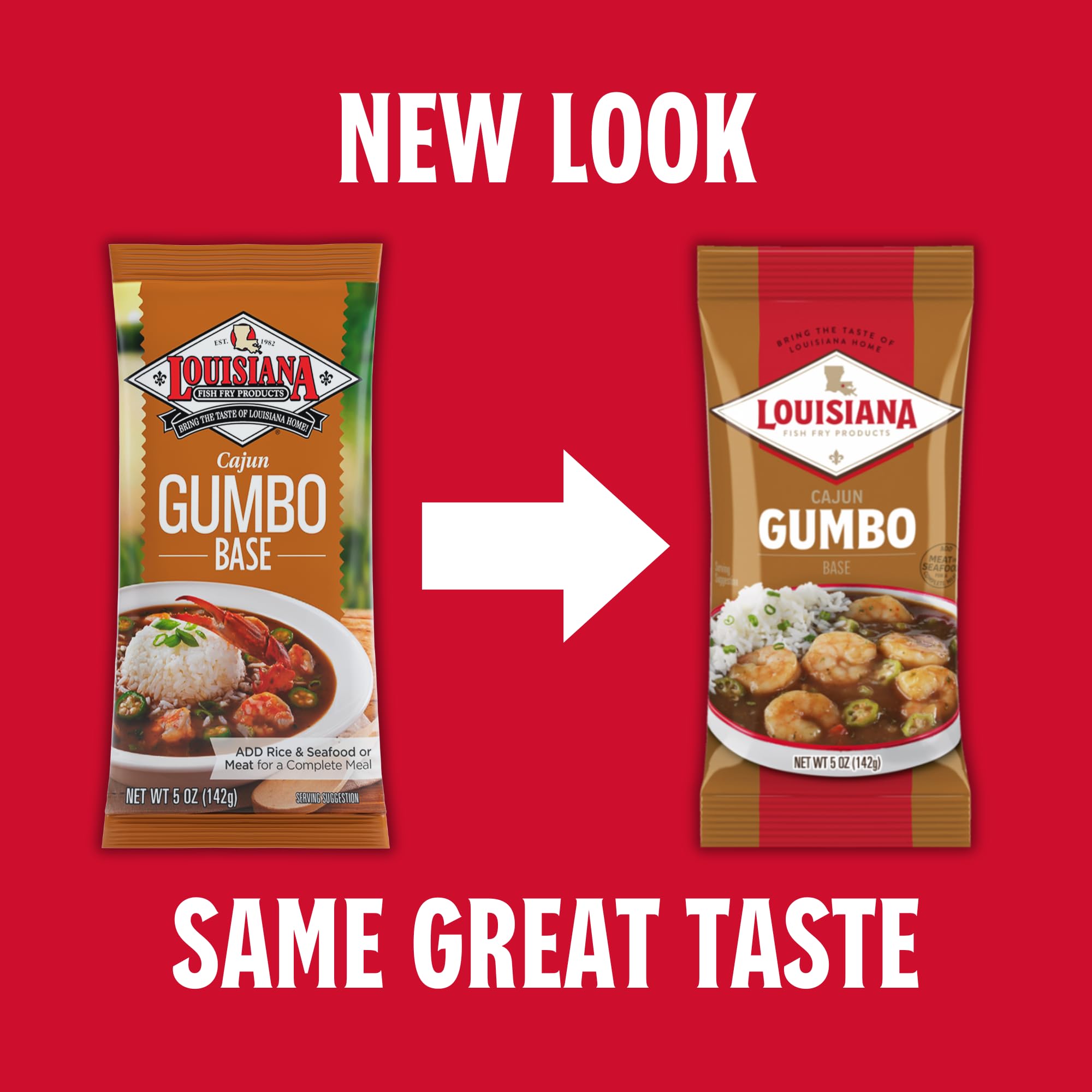 Kitchen scene showing ready-to-use Gumbo Base simplifying cooking