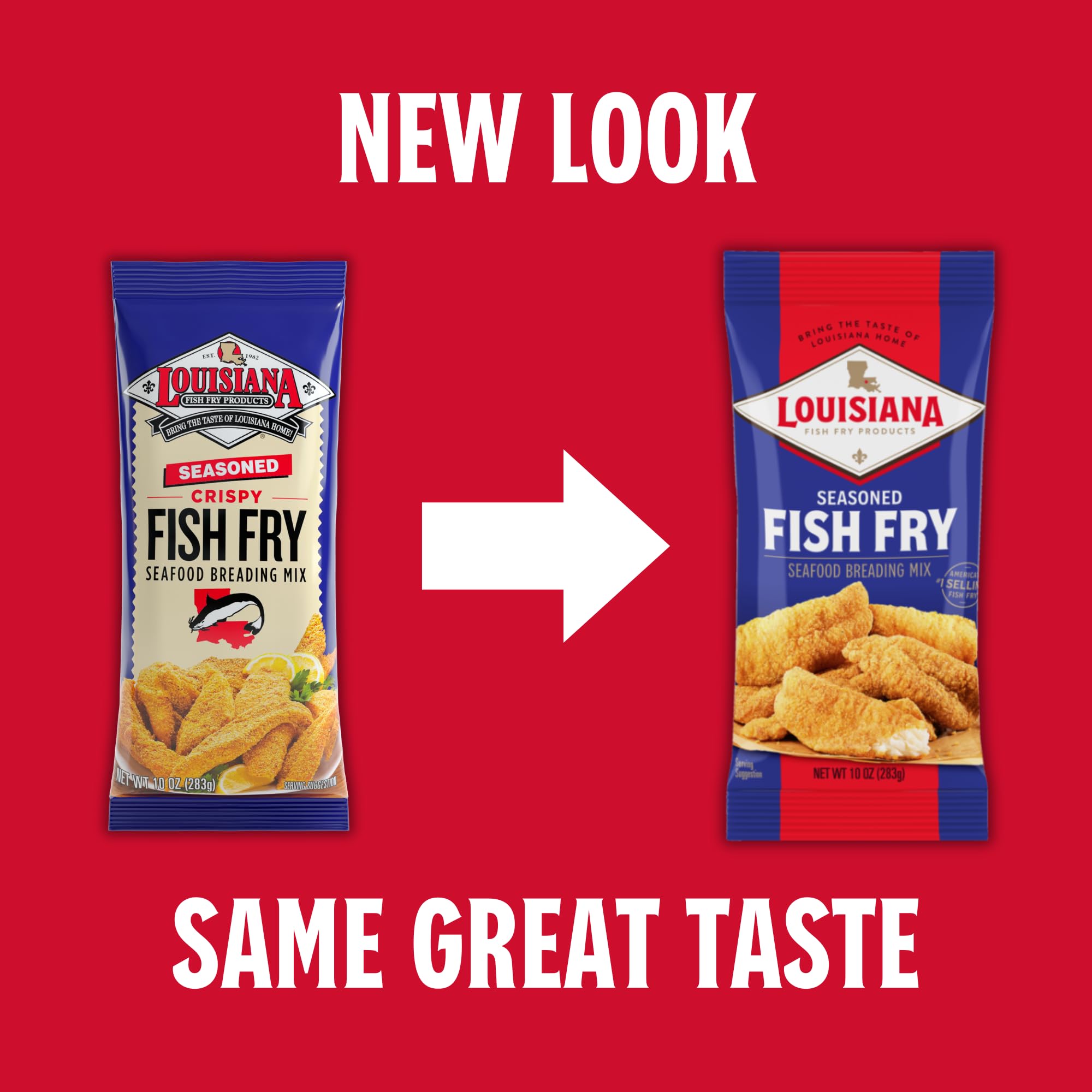 Oysters battered with Louisiana Fish Fry for crunchy bites.