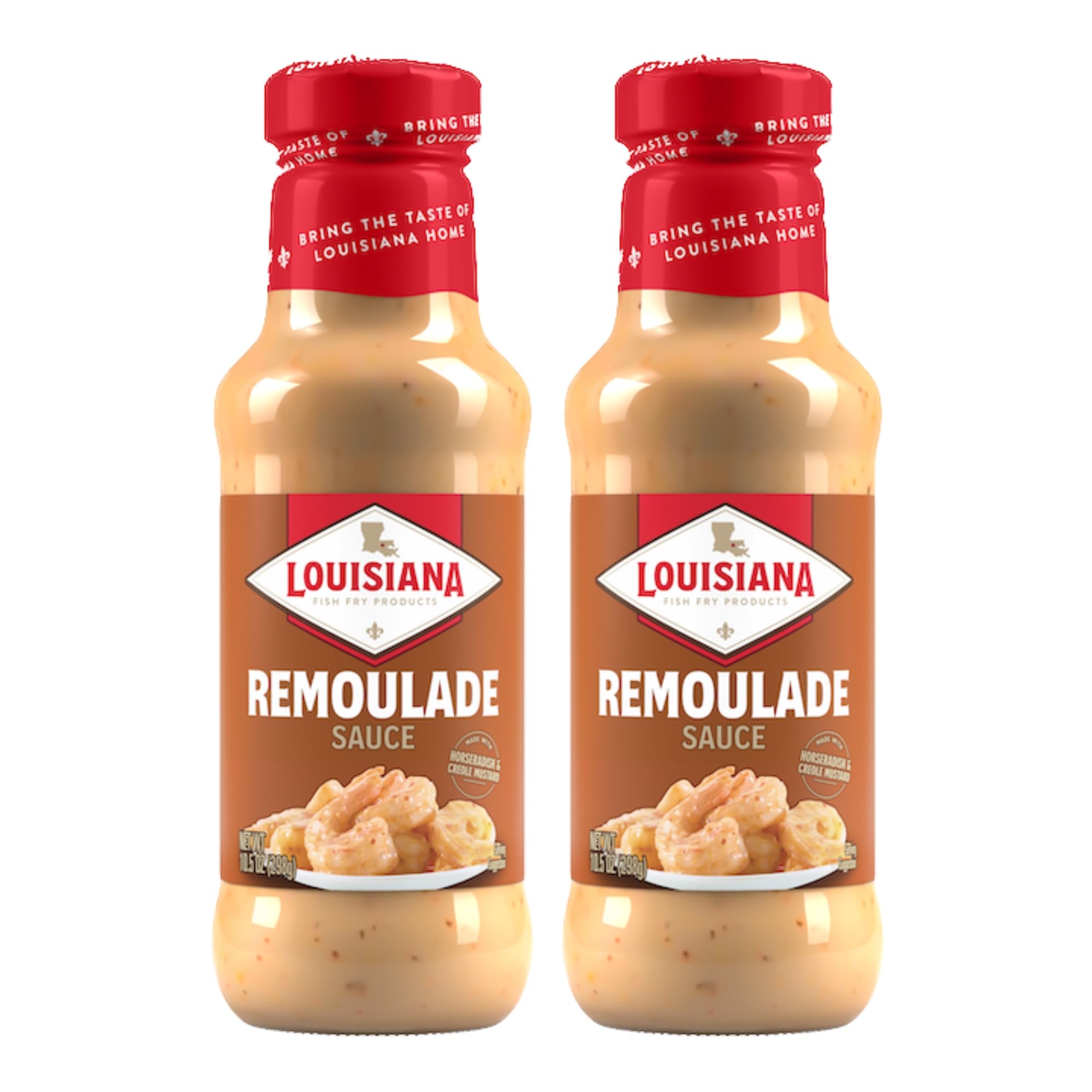 Louisiana Fish Fry Remoulade bottle front view for seafood dipping