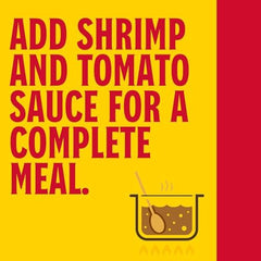 Shrimp Creole Base in use with seafood dish showing bold flavor boost
