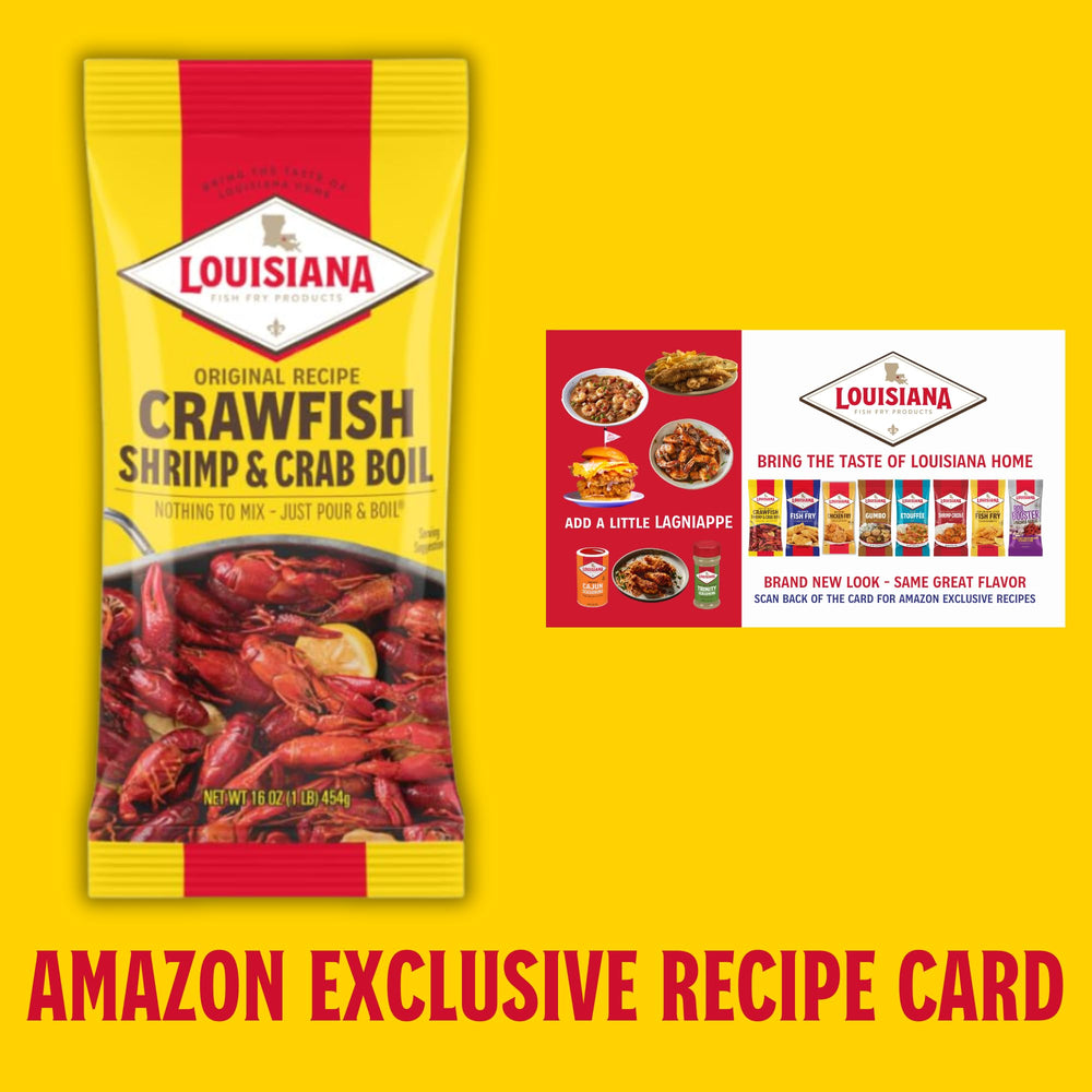 Louisiana Fish Fry Table-ready setup with seasoning for a boil night.