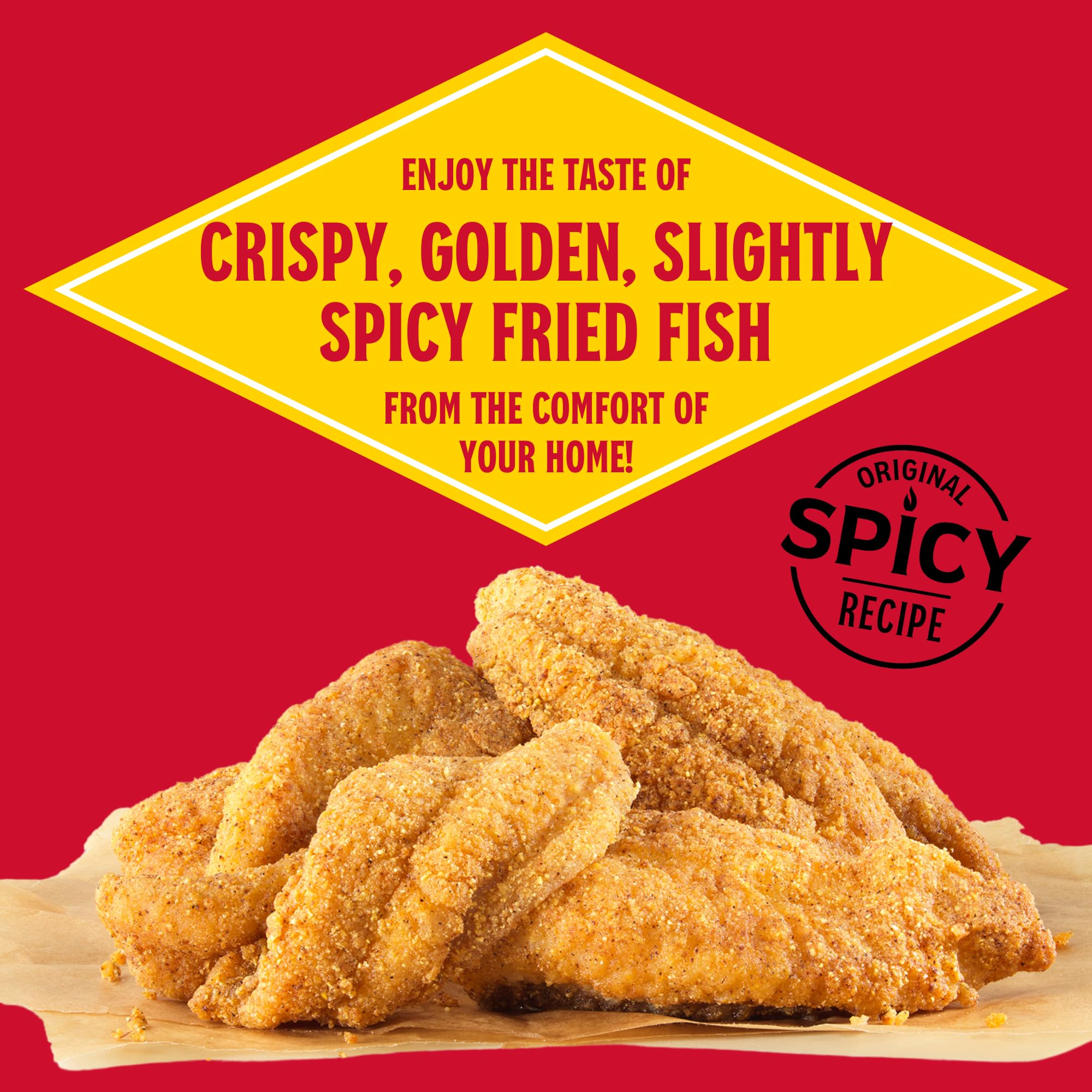 Pack of ready-to-use fry mix for easy home cooking