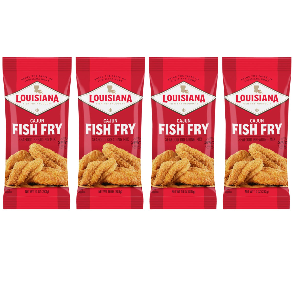 Louisiana Fish Fry Cajun Fry spice blend bottle ready for crispy seafood coatings