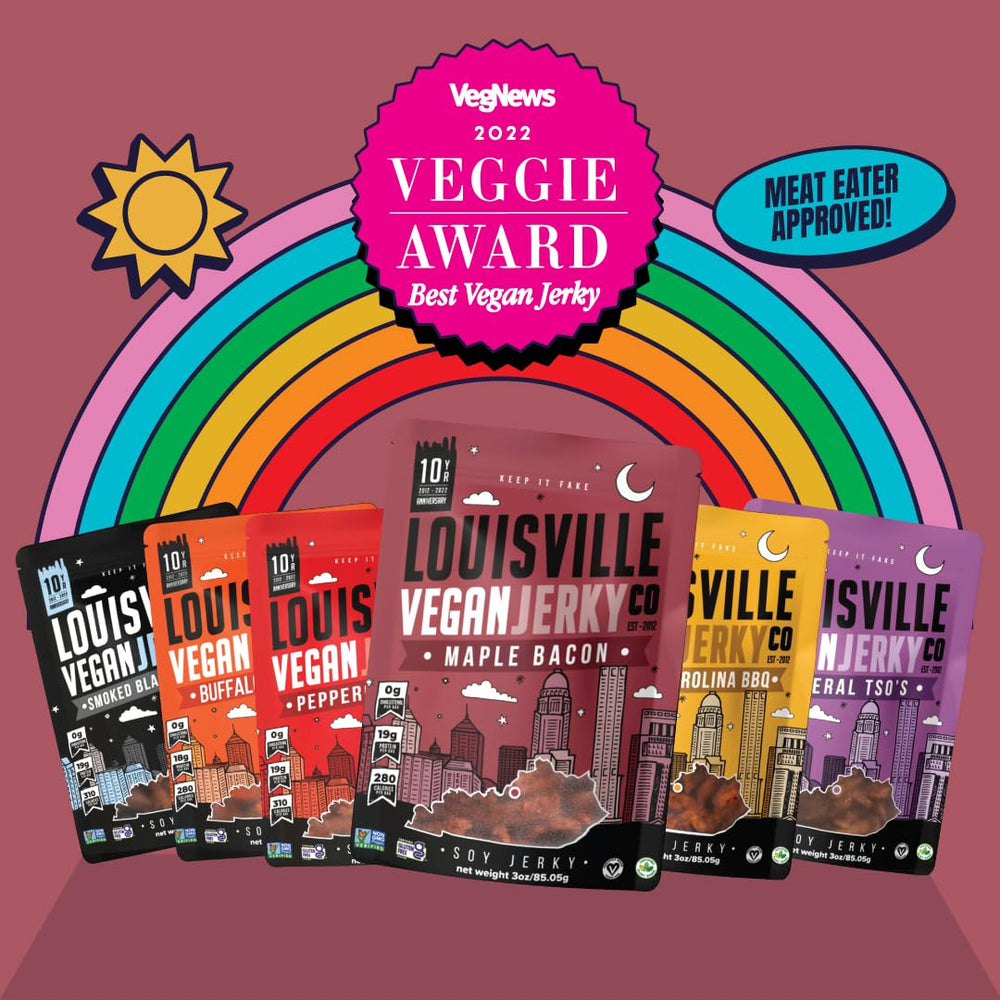 Louisville Vegan Jerky artisan closeup—small-batch Kentucky craftsmanship