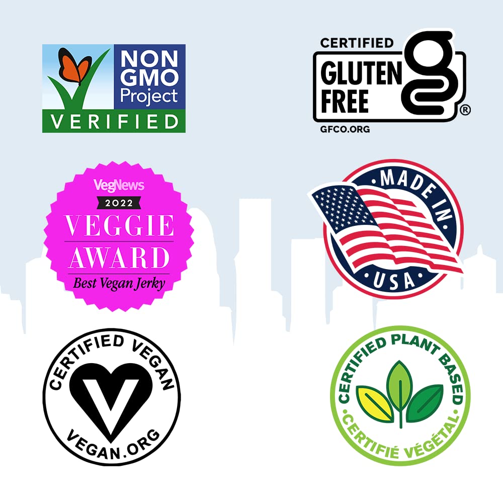 Ingredients highlight: plant-based protein and clean vegan components in Louisville Jerky.