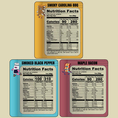 Louisville Vegan Jerky Smoked Black Pepper bag—bold savory bite for meals