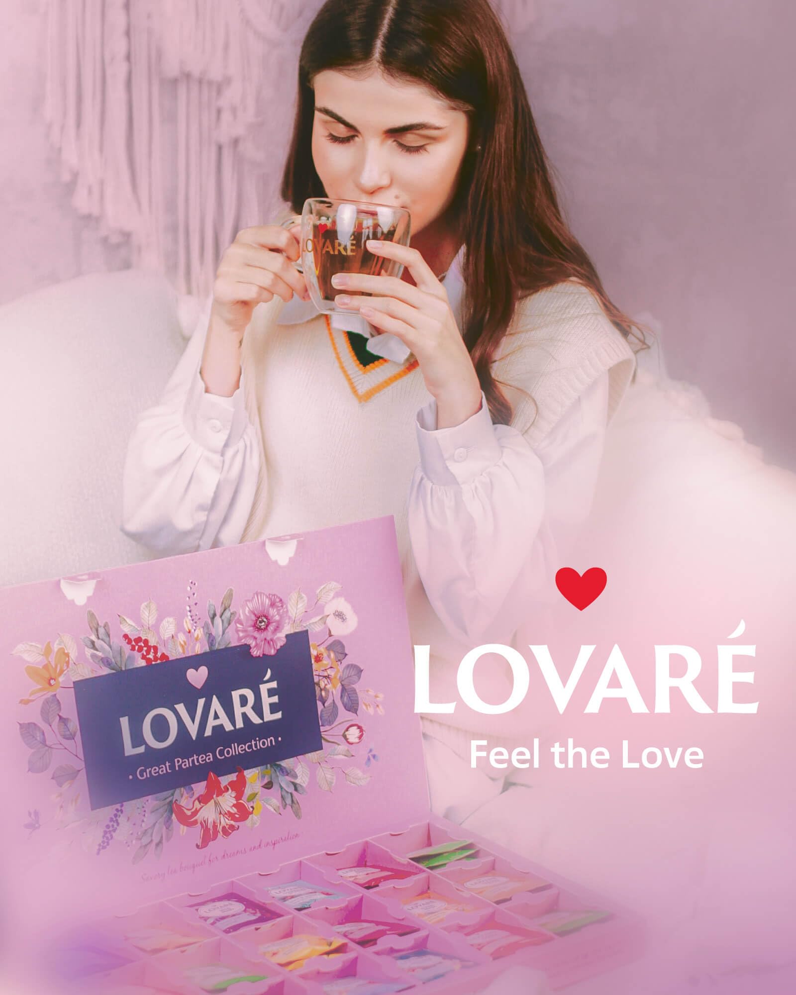 LOVARE floral-berry-blend offers fragrant notes for refreshing hot or iced tea.