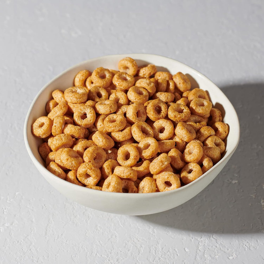 Lovebird Organic Cereal three-pack display for family value