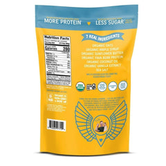 Lovebird protein granola offers plant-based protein for a quick, satisfying snack.