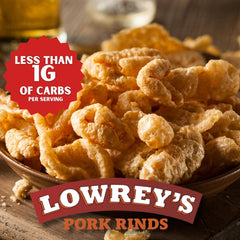 Lowrey's Bacon Curls served with sauce adds bold flavor with minimal prep.