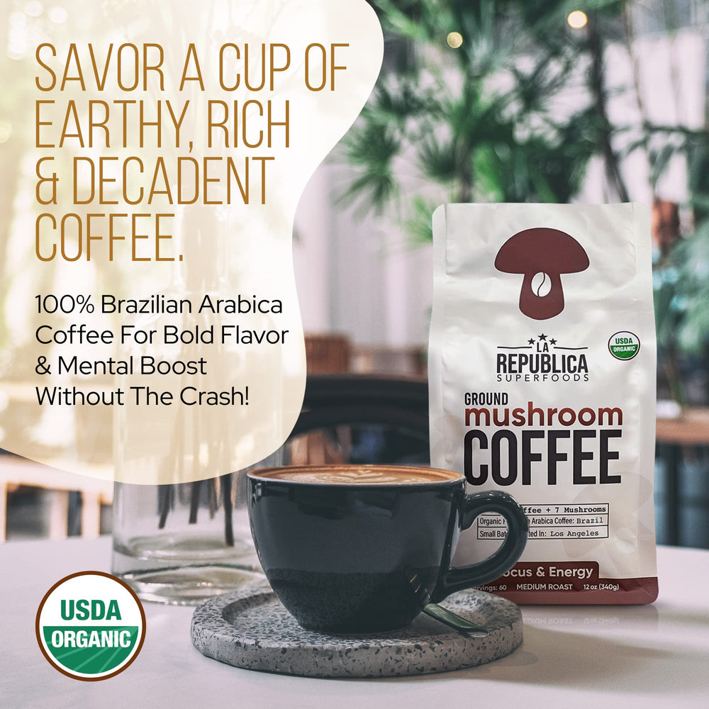 LRLA Arabica coffee beans close-up with smooth, balanced flavor in premium blend.