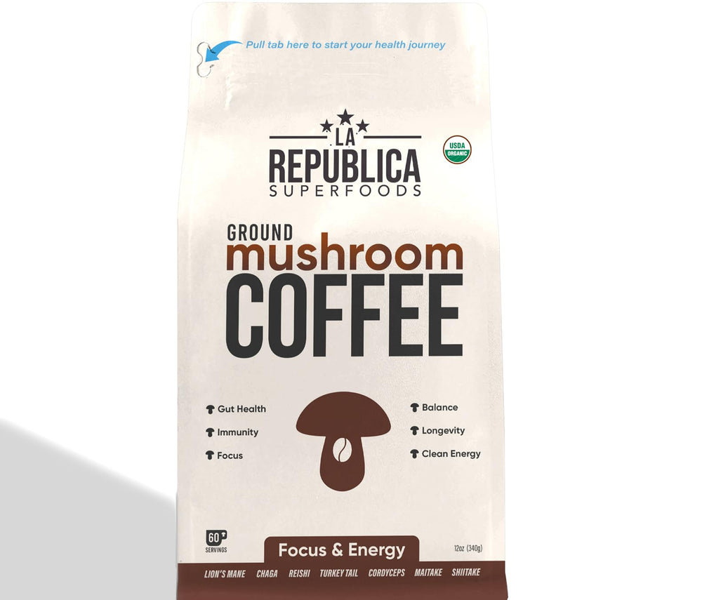 LRLA Sustainable forest sourcing art highlights planet-friendly coffee ingredients.