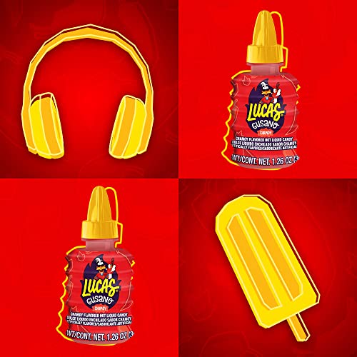 Lucas Chamoy Gusano pack displayed on kitchen counter