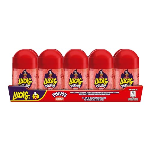 Lucas Chamoy powder dusting strawberries for a vibrant balance