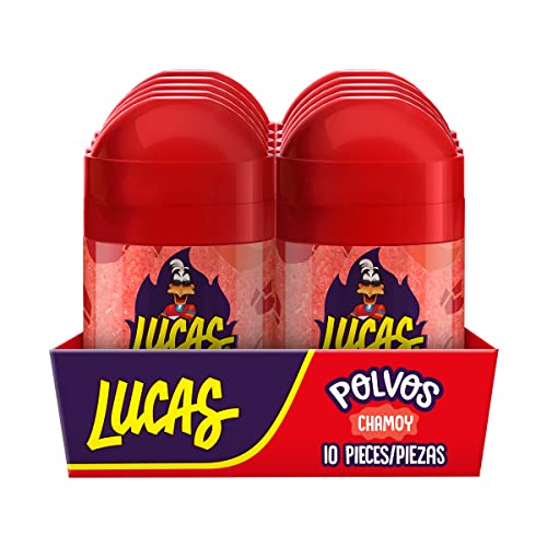 Lucas Chamoy powder spoon-dip-fruit highlights tangy topping option