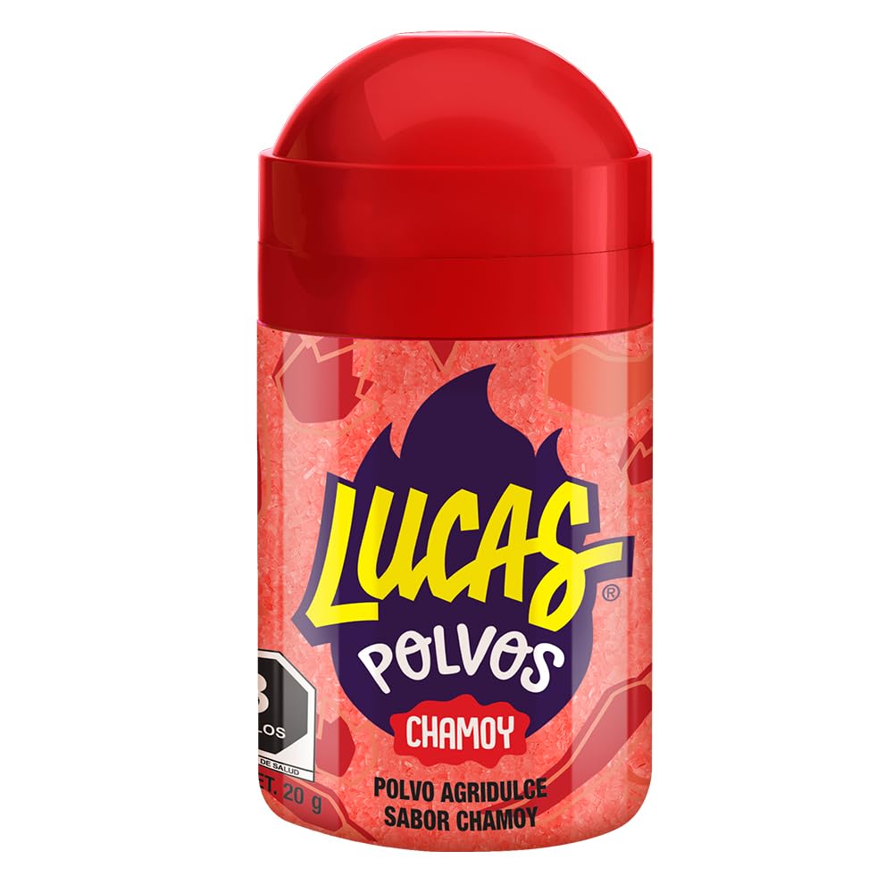 Lucas Chamoy powder topping ice cream evokes a refreshing finish