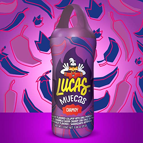 Lucas Muecas Chamoy Lollipop on-party table for sharing.