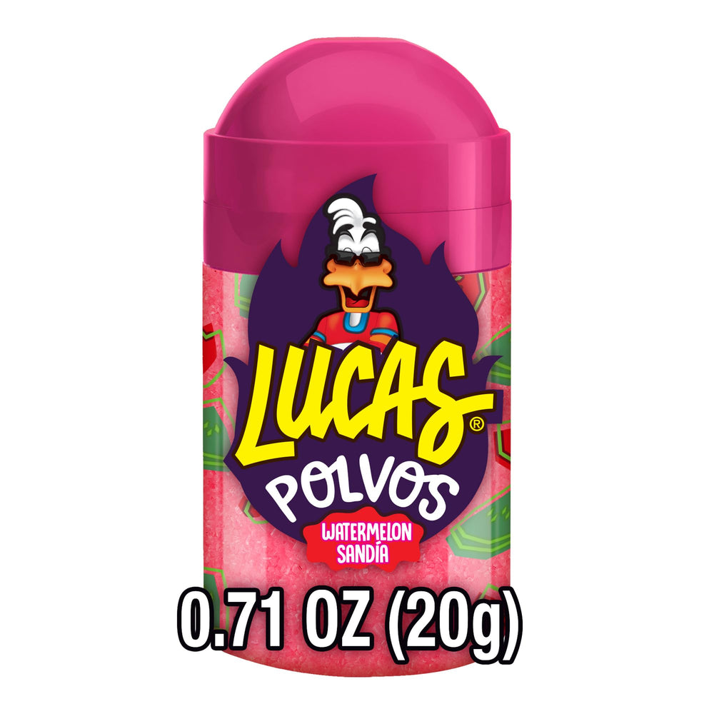 Lucas Powder Watermelon Candy pinatas for celebrations.