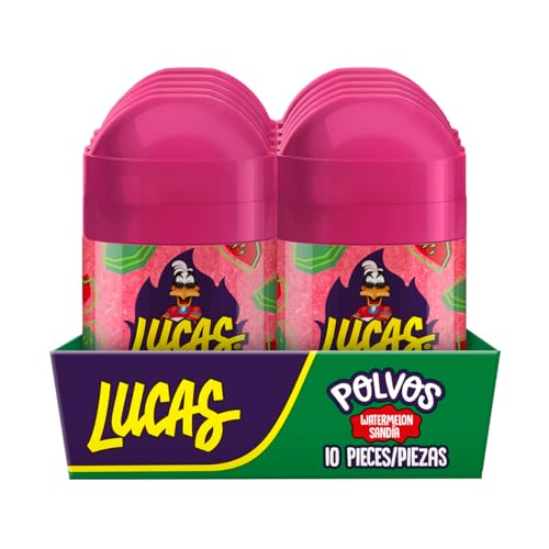 Lucas Powder Watermelon Candy serving bowl ready for snacks.