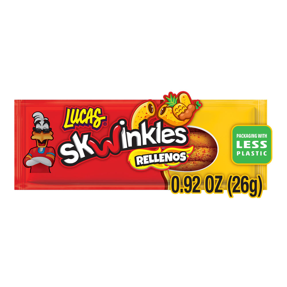 Lucas Skwinkles candy jar display ideal for entertaining guests.