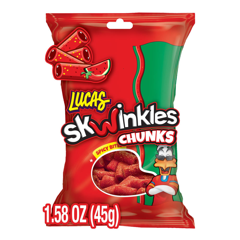 Six-piece Lucas Skwinkles pack showcases portions.