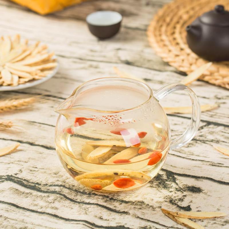 Lucentis astragalus tea slices close-up reveals natural texture.