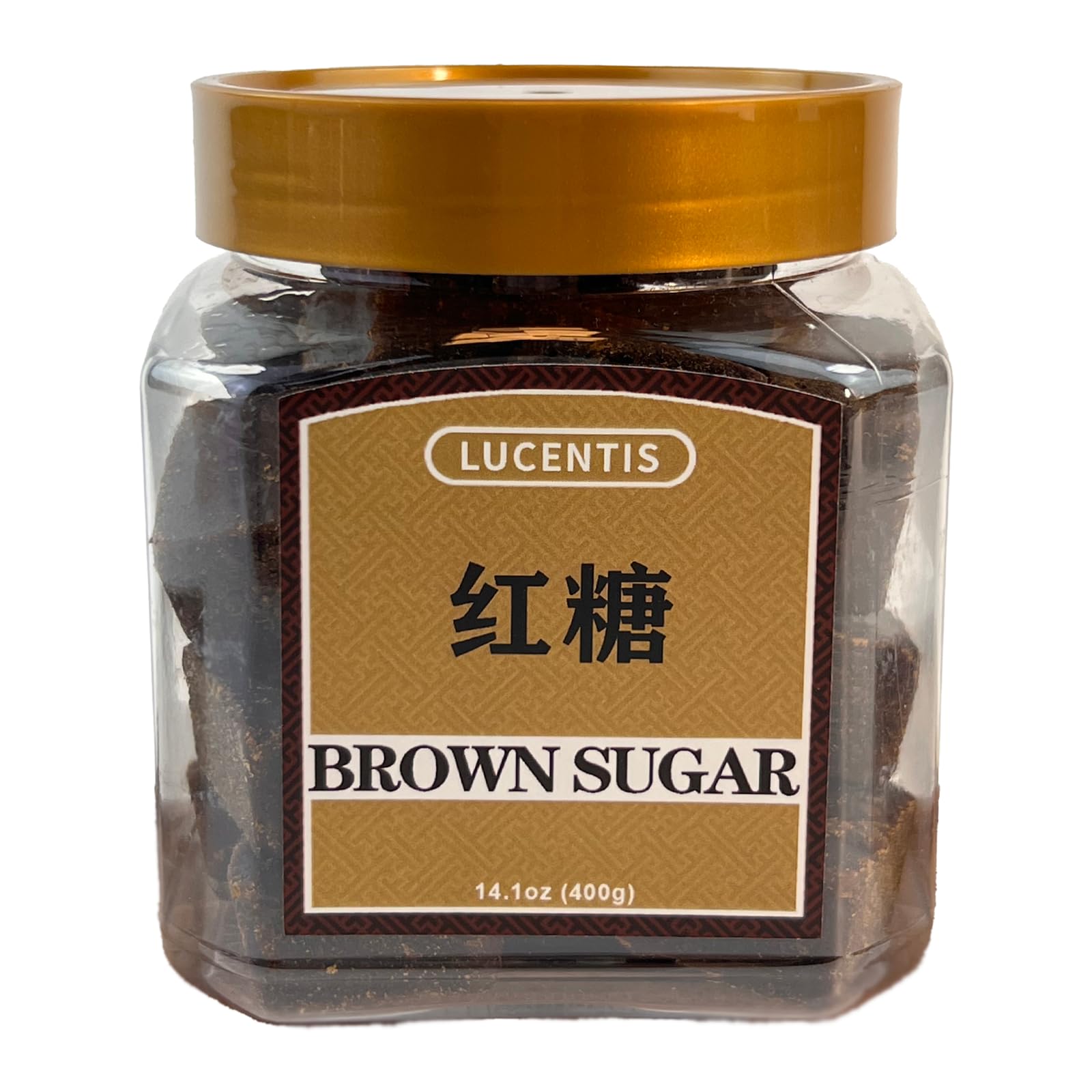 LUCENTIS brown sugar cubes on a kitchen scene for everyday sweetness.