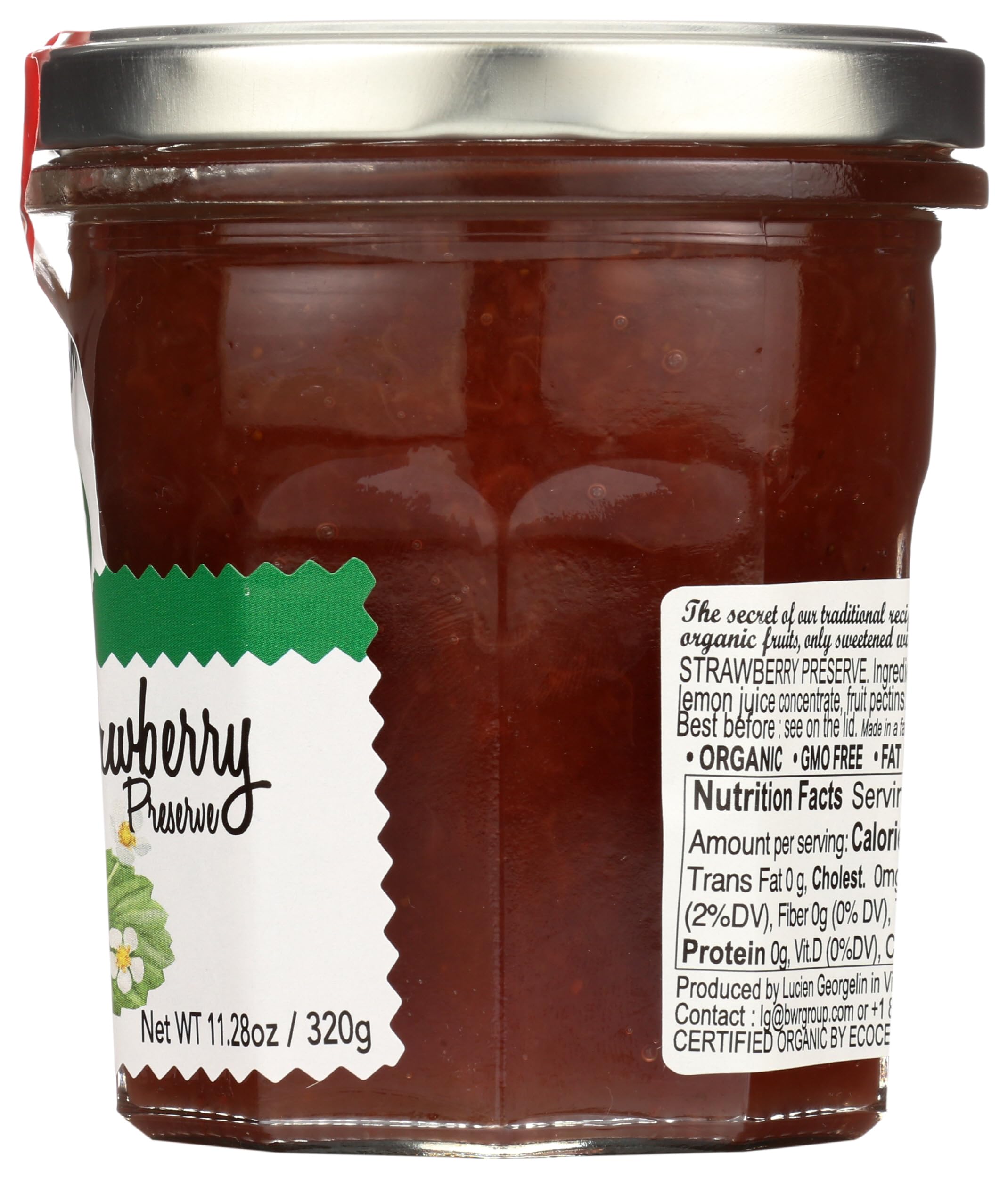 Yogurt pairing with LUCIEN GEORGELIN organic strawberry spread