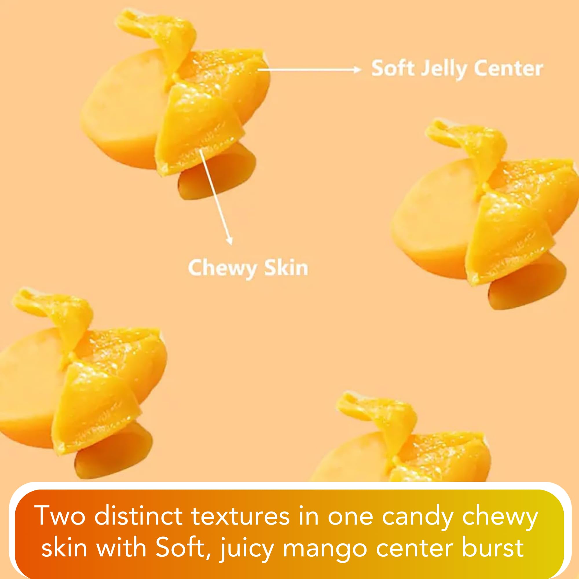 Luckycare MetaVita mango gummies ideal for parties or lunchboxes