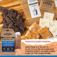 Lucky Beef Jerky teriyaki seasoning bag delivers tangy glaze at home