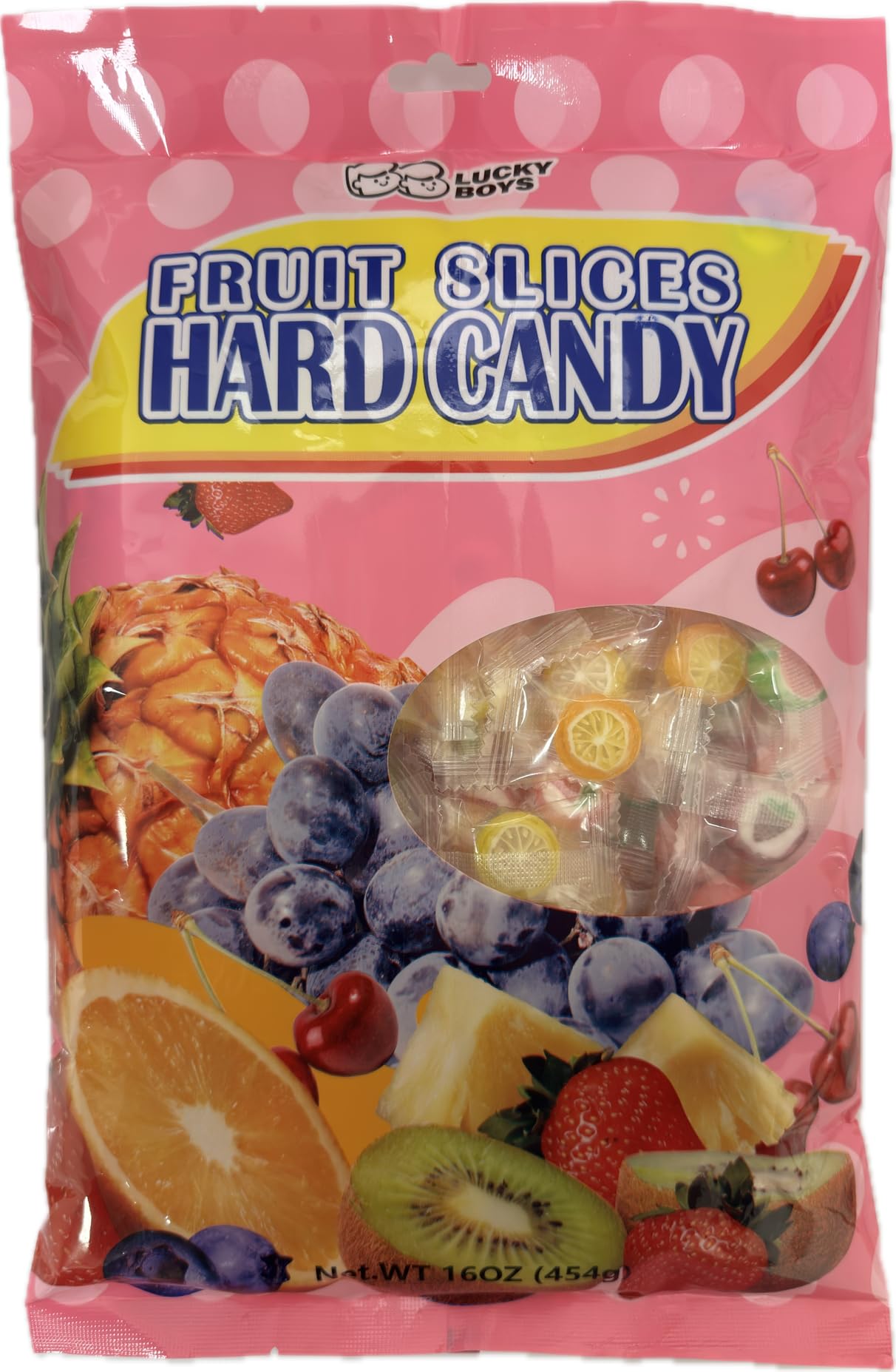 Lucky Boys Fruit Slices in assorted flavors ideal for buffets and lunches.