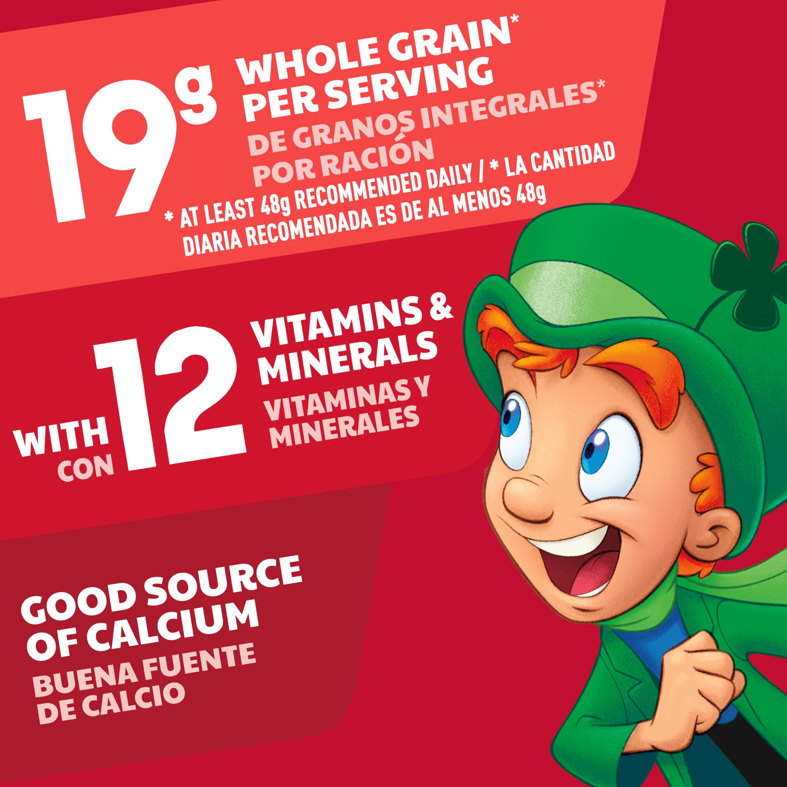 Lucky Charms cereal bars using marshmallows as a recipe idea