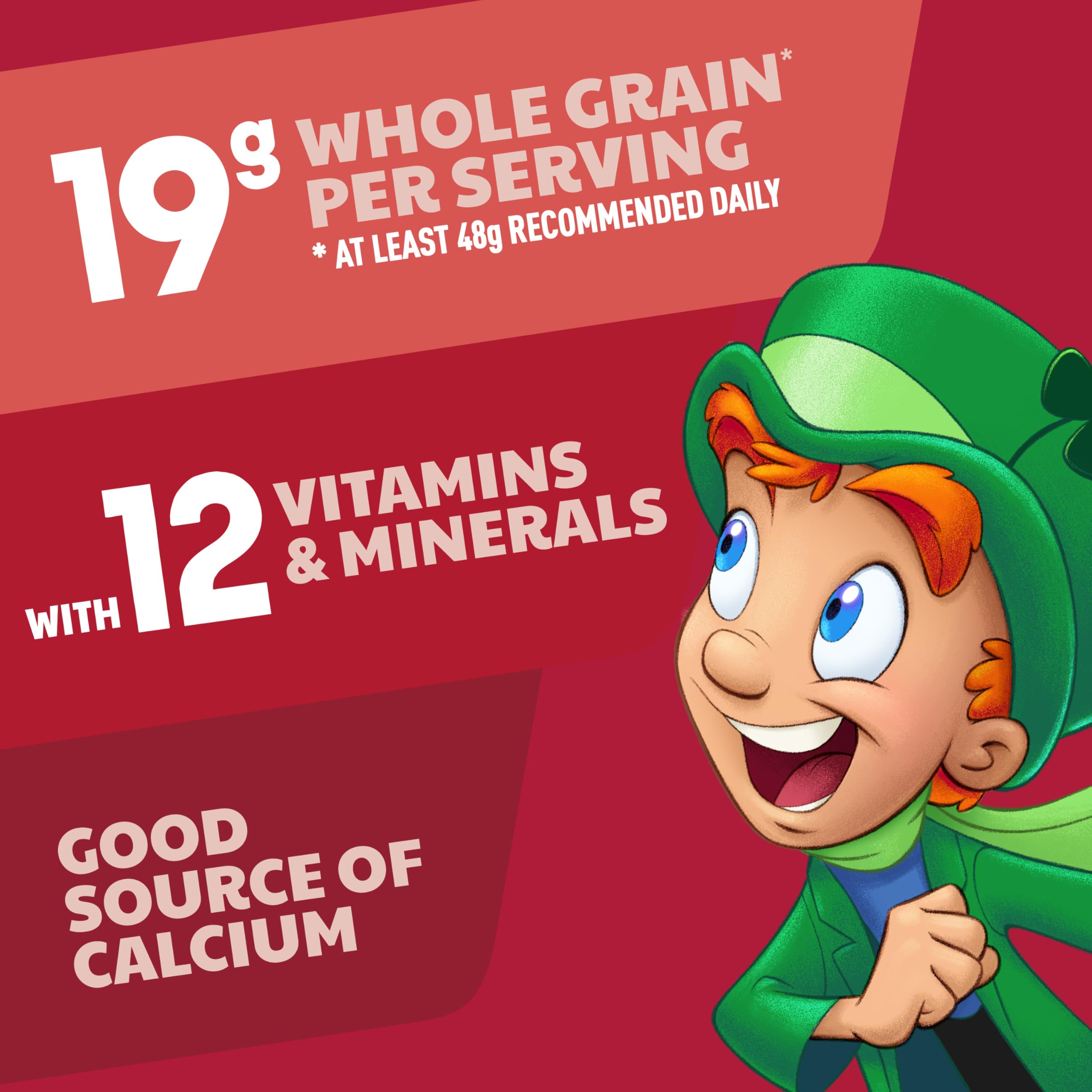 Kids enjoying Lucky Charms as a quick breakfast or snack