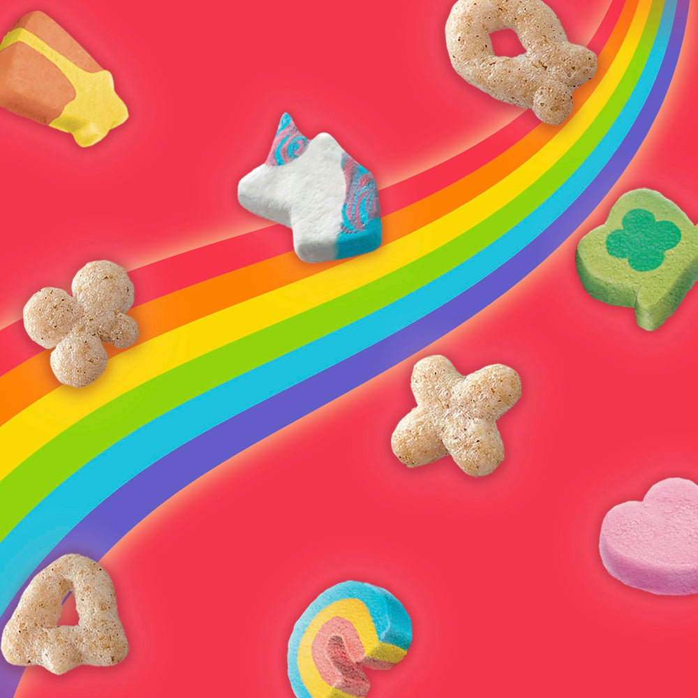 Lucky Charms value pack 16 bars displayed for pantry storage.