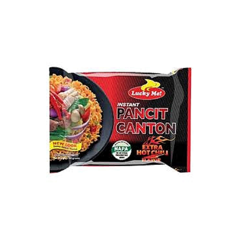 Lucky Me Pancit Canton cooking steps guide for simple prep.