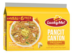 Lucky Me Pancit Canton Original pack-6 for quick meals