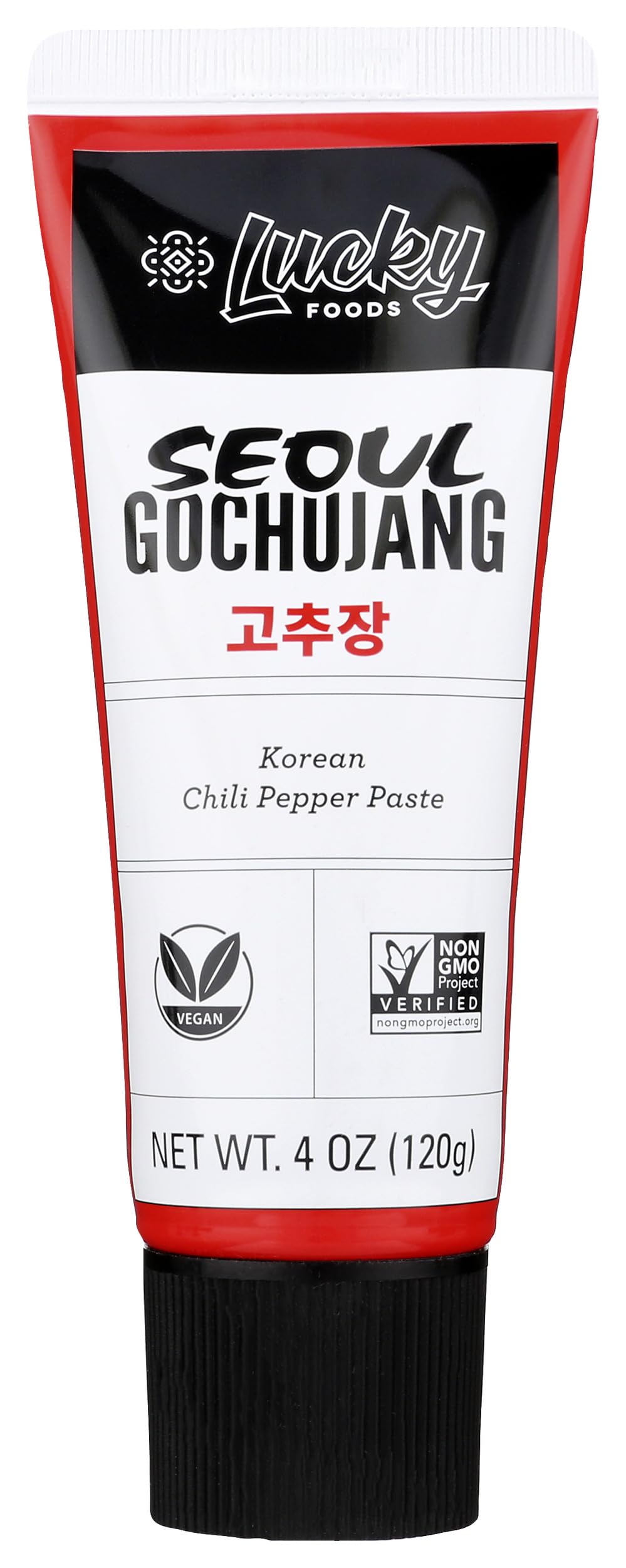 Lucky Seoul Gochujang jar, versatile pantry staple for meals.