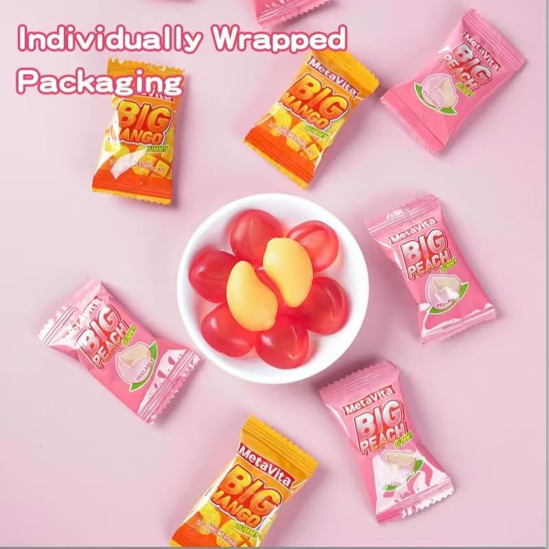 Luckycare MetaVita party-ready mango-peach candy for gatherings and desks