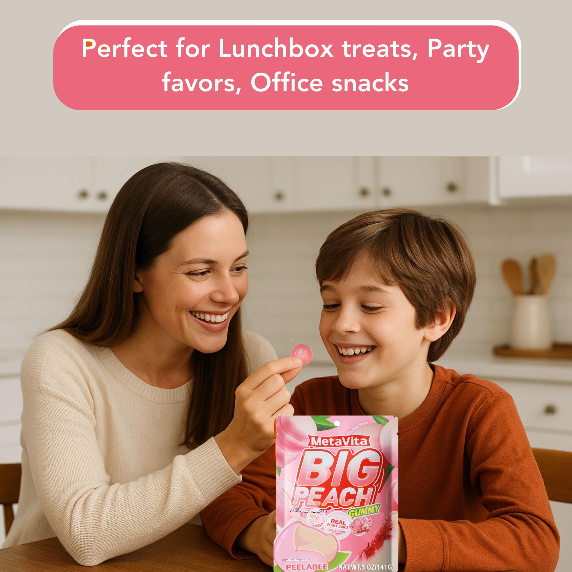 Luckycare MetaVita 5-ounce bags are resealable for quick snacks.