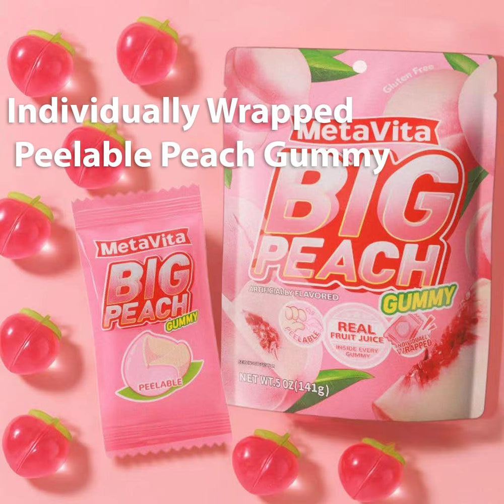 Luckycare MetaVita gummies come individually wrapped for freshness.