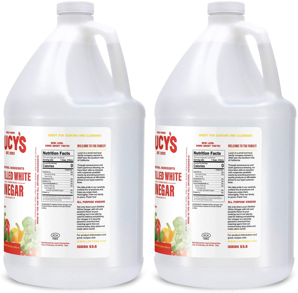 Lucy's vinegar substitutes salt or buttermilk in simple recipes.