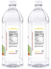 Close-up of Lucy’s bottle label showing 5% acetic acid.
