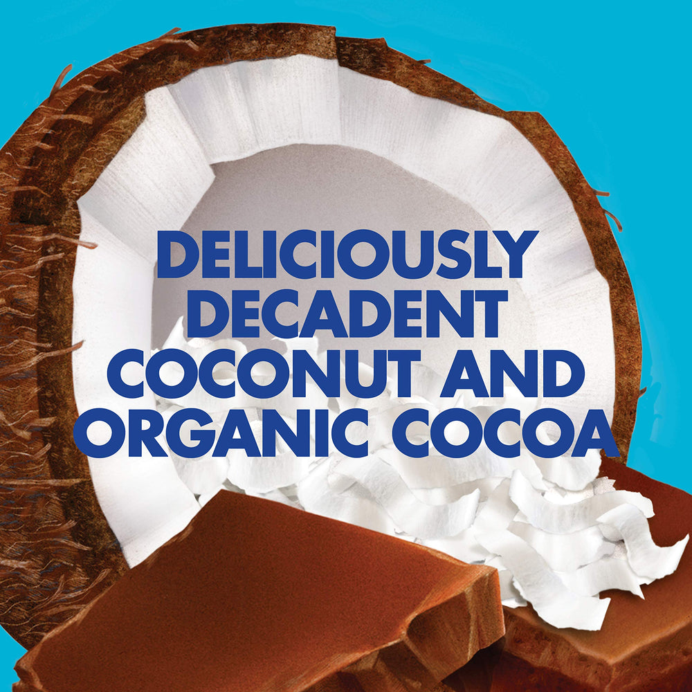 Luna Bar chocolate dipped coconut on-the-go shot shows gluten-free snack ready to grab.