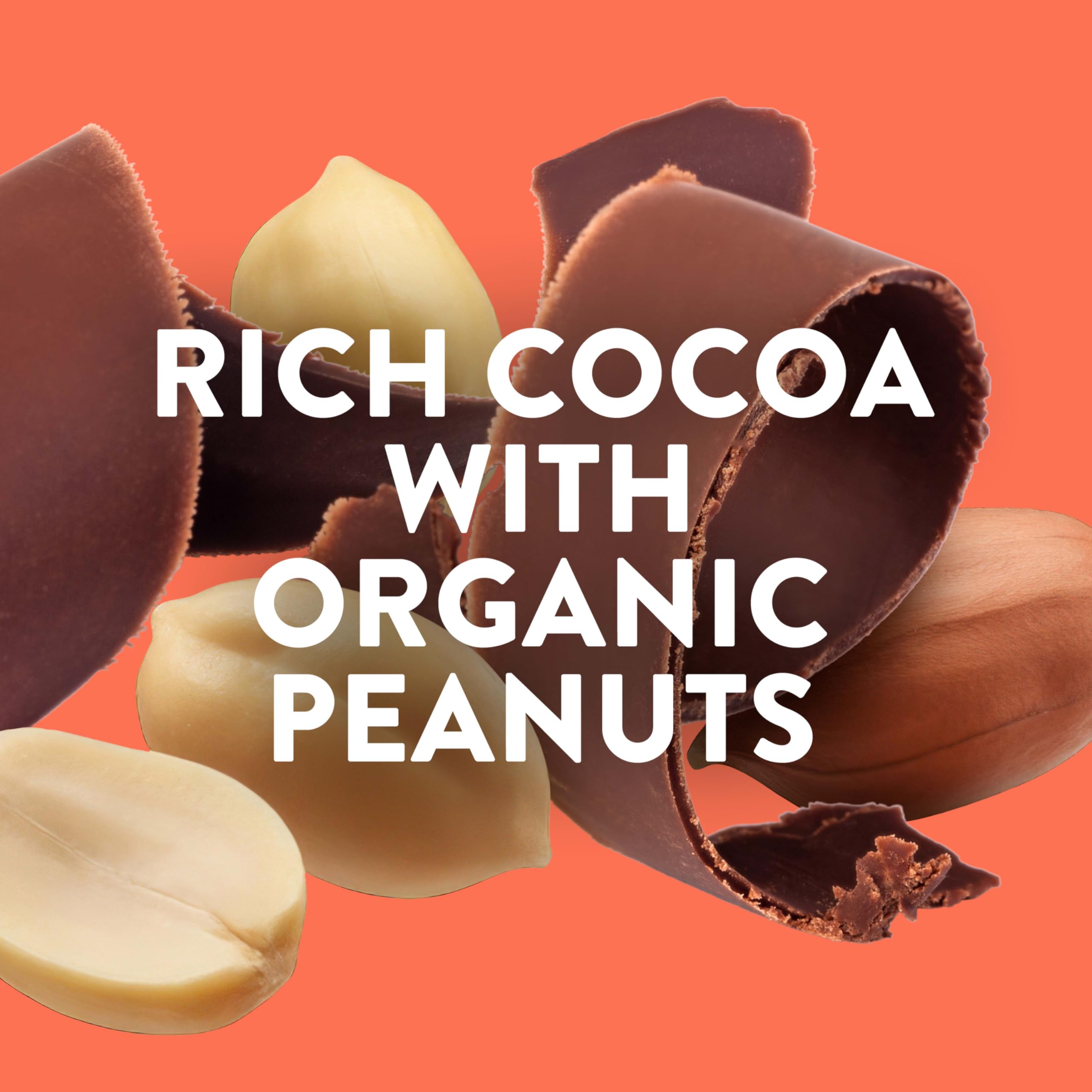 Peanuts visible in LUNA Nutz Over Chocolate for natural crunch and flavor.