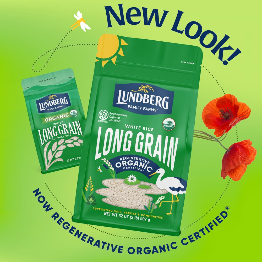Lundberg 32oz resealable bag keeps rice fresh and ready.